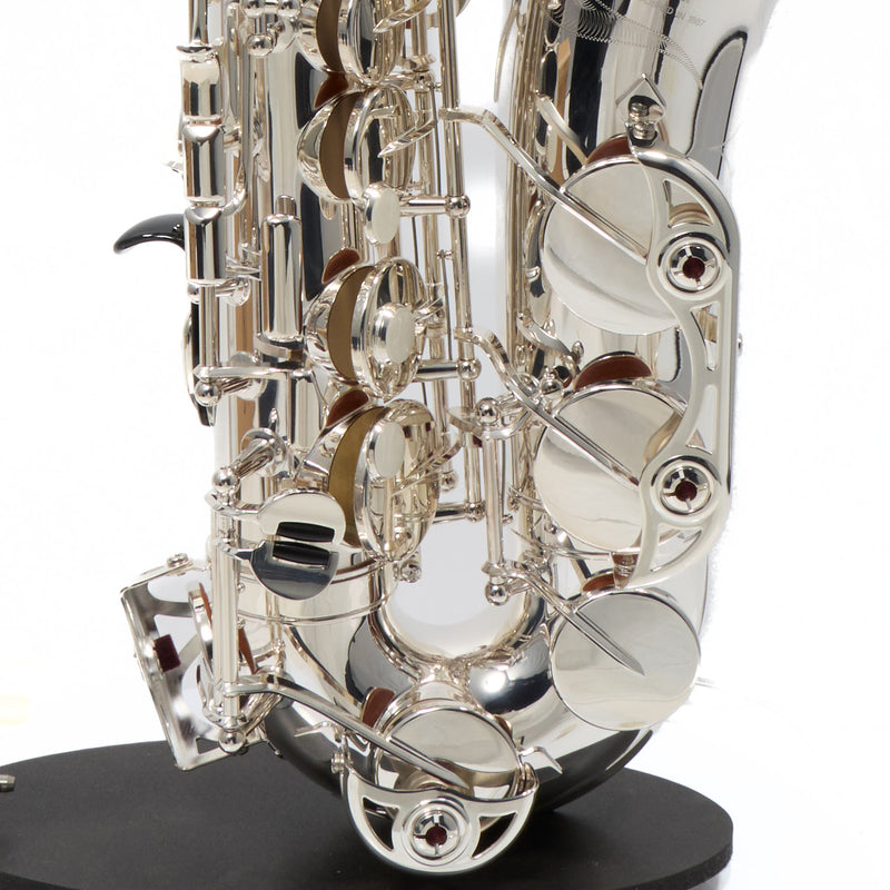 Yamaha Model YAS-480S Intermediate Alto Saxophone in Silver Plate MINT CONDITION- for sale at BrassAndWinds.com