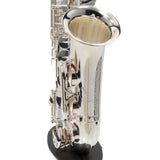 Yamaha Model YAS-480S Intermediate Alto Saxophone in Silver Plate MINT CONDITION- for sale at BrassAndWinds.com