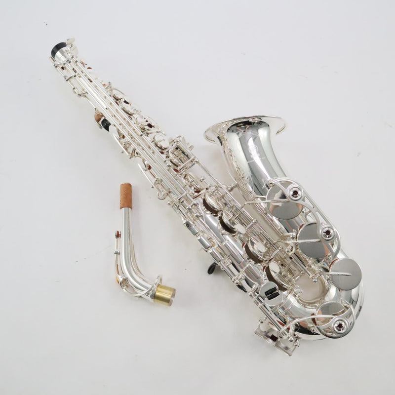 Yamaha Model YAS-62IIIS Professional Alto Saxophone in Silver Plate MINT CONDITION- for sale at BrassAndWinds.com