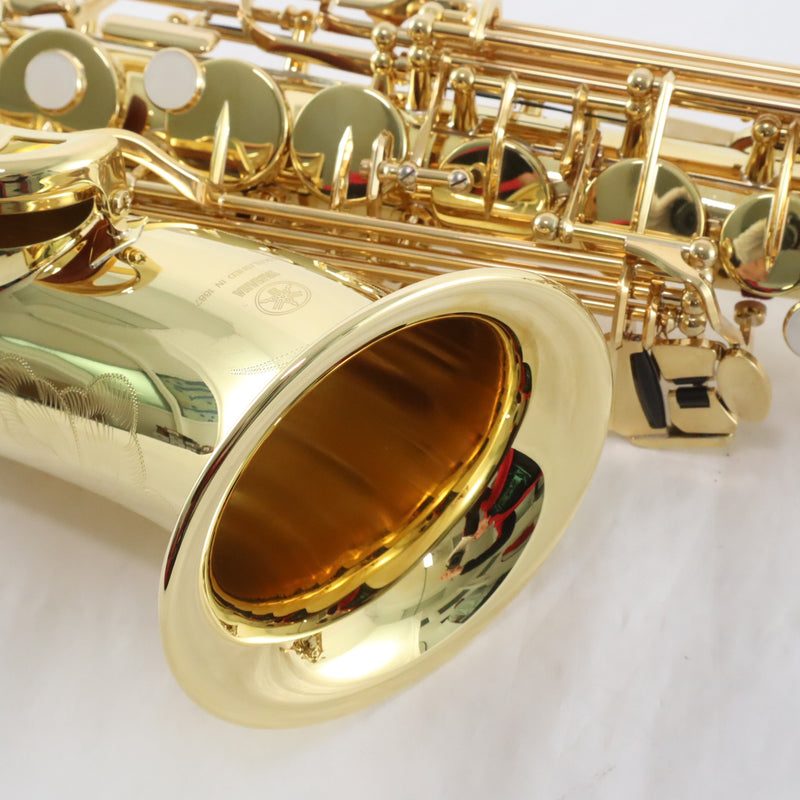 Yamaha Model YAS-62IIIU Professional Alto Saxophone in Factory Unlacquered Finish MINT CONDITION- for sale at BrassAndWinds.com
