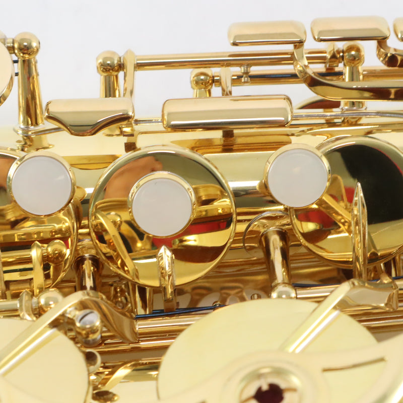 Yamaha Model YAS-62IIIU Professional Alto Saxophone in Factory Unlacquered Finish MINT CONDITION- for sale at BrassAndWinds.com
