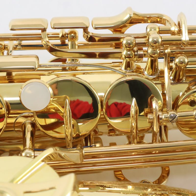 Yamaha Model YAS-62IIIU Professional Alto Saxophone in Factory Unlacquered Finish MINT CONDITION- for sale at BrassAndWinds.com