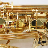 Yamaha Model YAS-62IIIU Professional Alto Saxophone in Factory Unlacquered Finish MINT CONDITION- for sale at BrassAndWinds.com