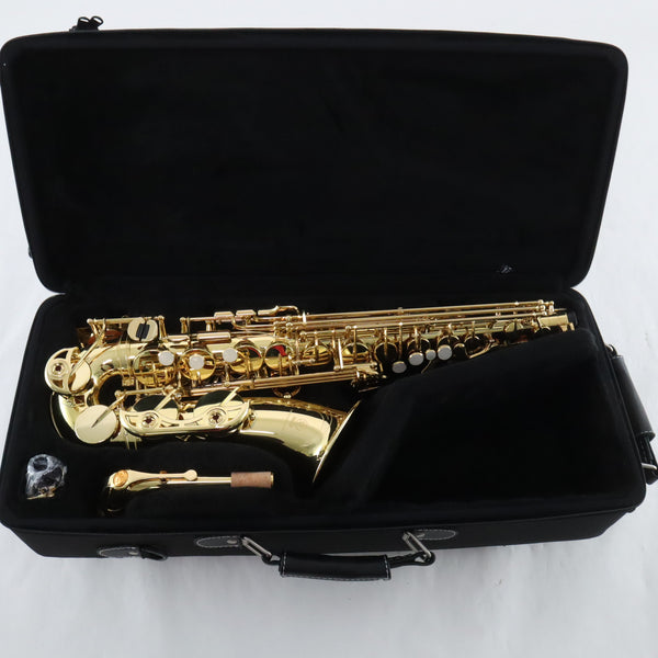 Yamaha Model YAS-62IIIU Professional Alto Saxophone in Factory Unlacquered Finish MINT CONDITION- for sale at BrassAndWinds.com