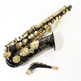 Yamaha Model YAS-82ZIIB 'Custom Z' Alto Saxophone in Black Lacquer MINT CONDITION- for sale at BrassAndWinds.com