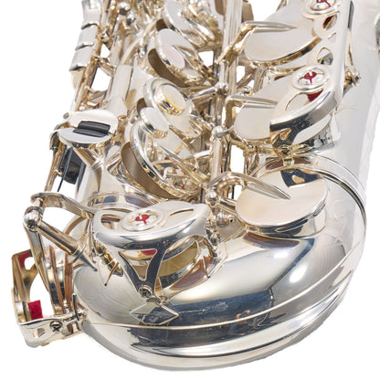 Yamaha Model YAS-82ZIIS 'Custom Z' Alto Saxophone in Silver Plate