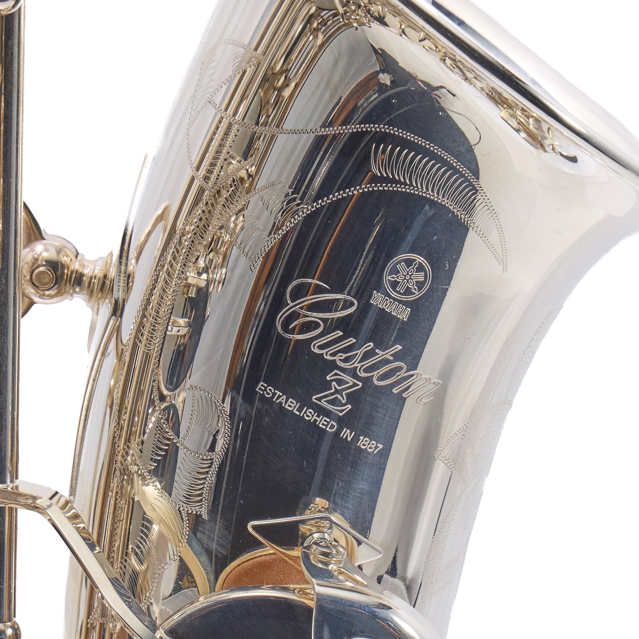 Yamaha Model YAS-82ZIIS 'Custom Z' Alto Saxophone in Silver Plate