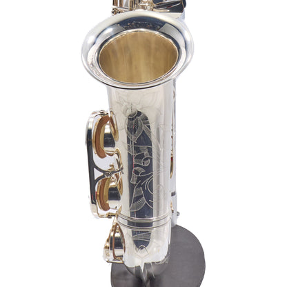 Yamaha Model YAS-82ZIIS 'Custom Z' Alto Saxophone in Silver Plate