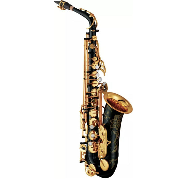 Yamaha Model YAS-875EXIIB Custom Alto Saxophone in Black Lacquer BRAND NEW- for sale at BrassAndWinds.com