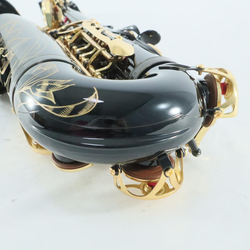 Yamaha Model YAS-875EXIIB Professional Alto Saxophone in Black Lacquer MINT CONDITION- for sale at BrassAndWinds.com