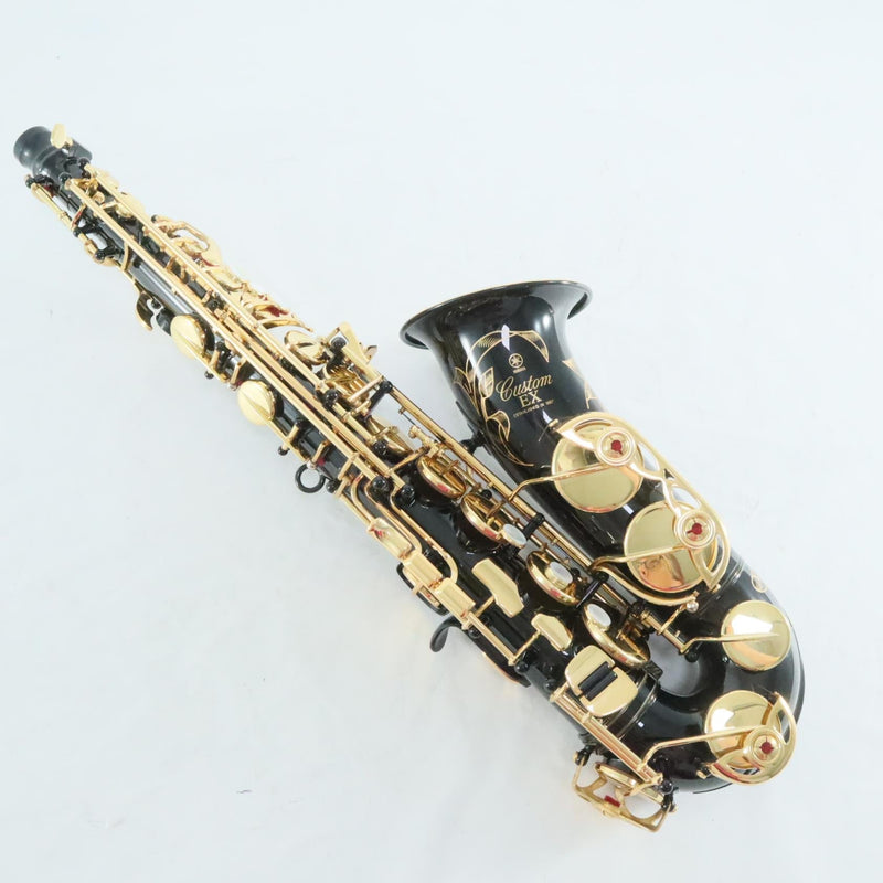 Yamaha Model YAS-875EXIIB Professional Alto Saxophone in Black Lacquer MINT CONDITION- for sale at BrassAndWinds.com