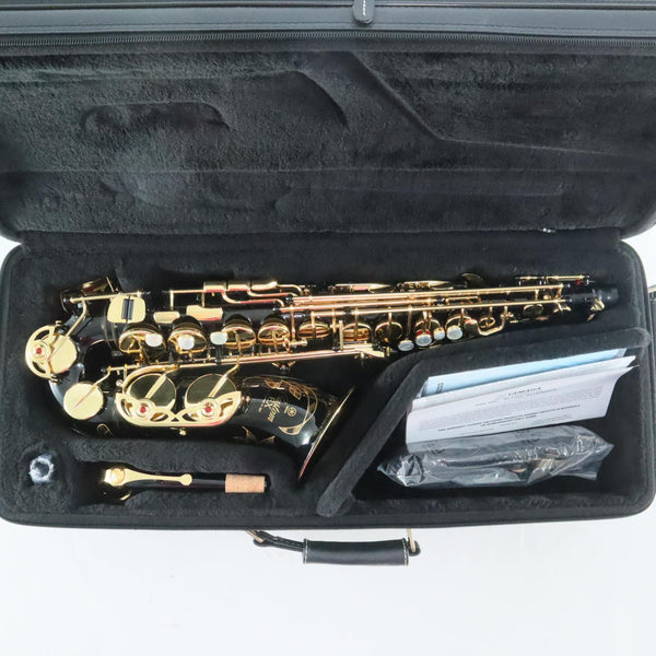 Yamaha Model YAS-875EXIIB Professional Alto Saxophone in Black Lacquer MINT CONDITION- for sale at BrassAndWinds.com
