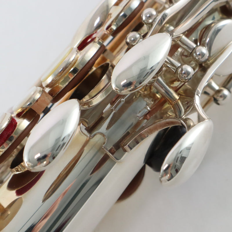 Yamaha Model YAS-875EXIIS Custom Alto Saxophone in Silver Plate SN F56152 SUPERB- for sale at BrassAndWinds.com