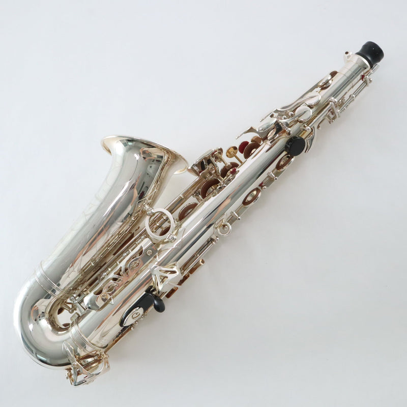 Yamaha Model YAS-875EXIIS Custom Alto Saxophone in Silver Plate SN F56152 SUPERB- for sale at BrassAndWinds.com