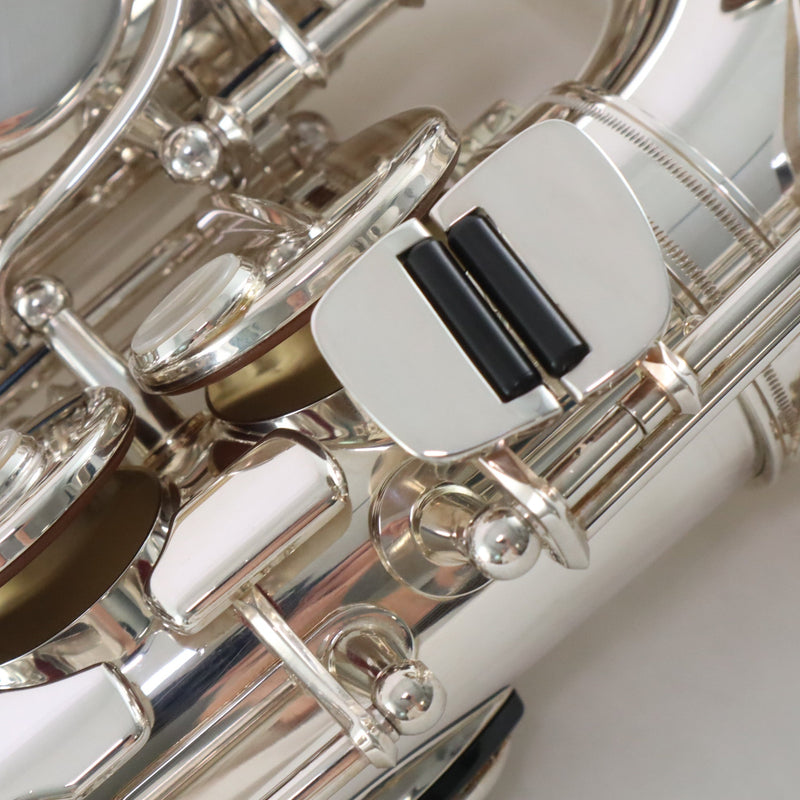 Yamaha Model YAS-875EXIIS Custom Alto Saxophone in Silver Plate SN F69015 SUPERB- for sale at BrassAndWinds.com