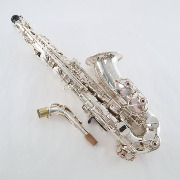 Yamaha Model YAS-875EXIIS Custom Alto Saxophone in Silver Plate SN F69015 SUPERB- for sale at BrassAndWinds.com