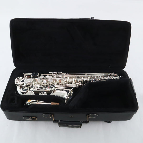 Yamaha Model YAS-875EXIIS Custom Alto Saxophone in Silver Plate SN F70773 SUPERB- for sale at BrassAndWinds.com
