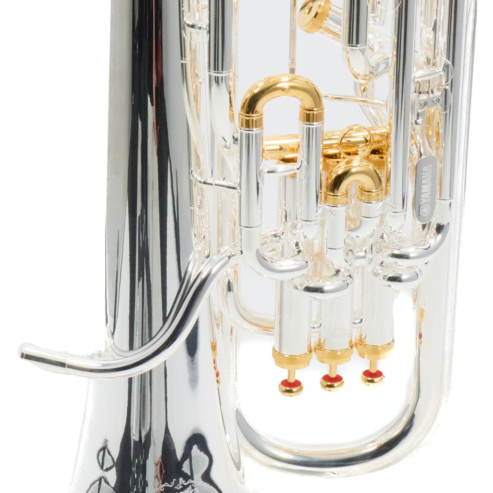 Re:VIBRATION【YELLOW BRASS】for Euphonium Mendini B-Flat Euphonium, Yellow Brass and Tuner, Case - MEP