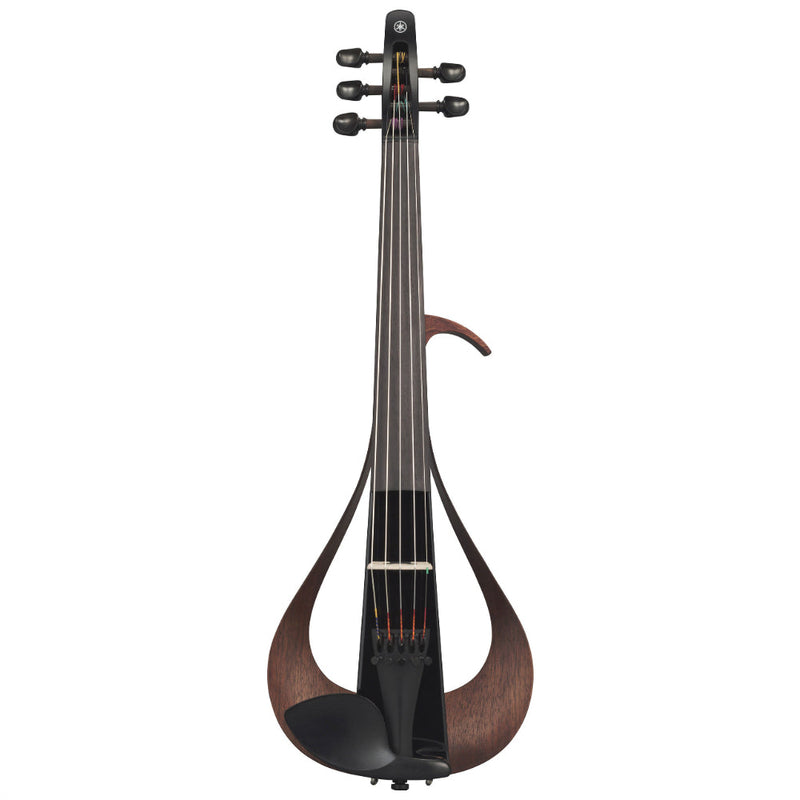 Yamaha Model YEV-105BL Electric 5 String Violin in Black Finish BRAND NEW- for sale at BrassAndWinds.com
