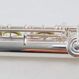 Yamaha Model YFL-462H Intermediate Flute in Solid Silver MINT CONDITION- for sale at BrassAndWinds.com