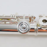 Yamaha Model YFL-462H Intermediate Flute in Solid Silver MINT CONDITION- for sale at BrassAndWinds.com