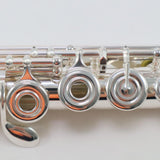 Yamaha Model YFL-462H Intermediate Flute in Solid Silver MINT CONDITION- for sale at BrassAndWinds.com