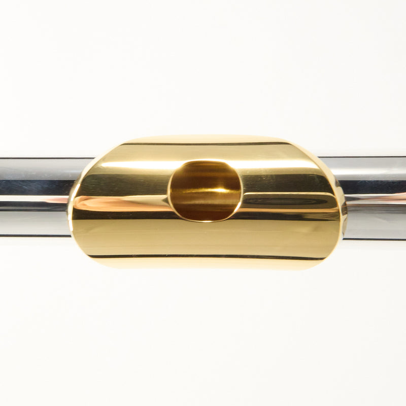 Yamaha Model YFL-462H/LPGP Intermediate Flute w/ Gold Lip Plate SN 113483 SUPERB- for sale at BrassAndWinds.com