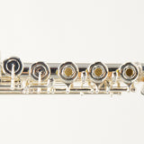 Yamaha Model YFL-462H/LPGP Intermediate Flute w/ Gold Lip Plate SN 113483 SUPERB- for sale at BrassAndWinds.com
