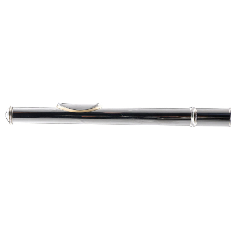 Yamaha Model YFL-677HCT Solid Silver Professional Flute SN 075336 EXCELLENT- for sale at BrassAndWinds.com