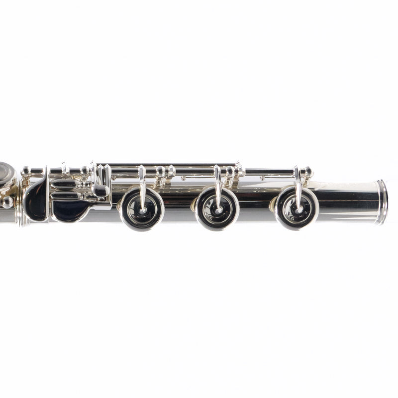 Yamaha Model YFL-677HCT Solid Silver Professional Flute SN 075336 EXCELLENT- for sale at BrassAndWinds.com