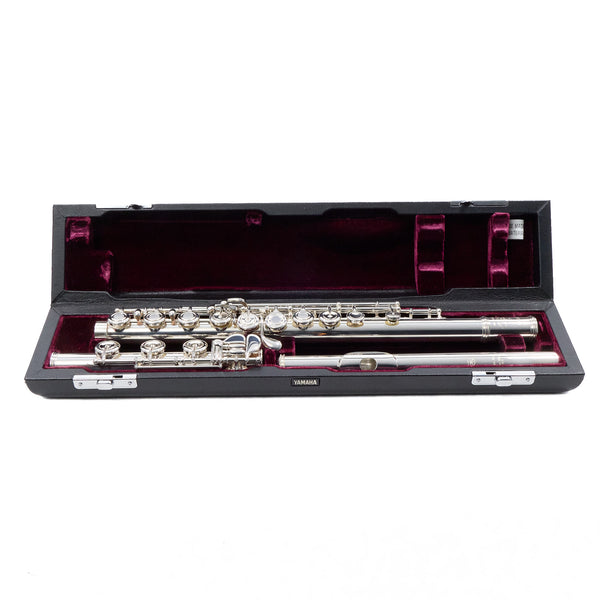 Yamaha Model YFL-677HCT Solid Silver Professional Flute SN 075336 EXCELLENT- for sale at BrassAndWinds.com