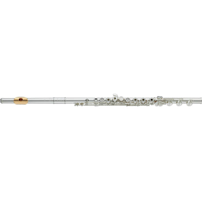 Yamaha Model YFL-677HCT/LPGP Solid Silver Flute with Gold Lip Plate