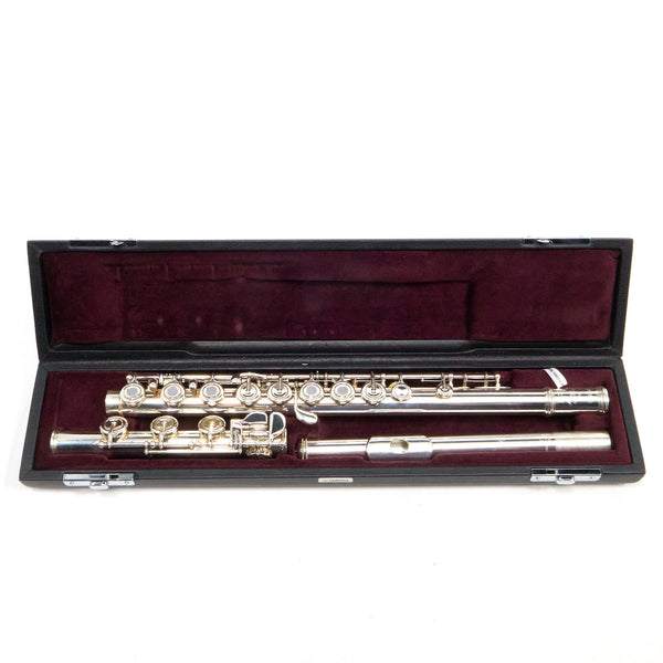 Yamaha Model YFL-684H Professional Solid Silver Flute SN 006637 EXCELLENT- for sale at BrassAndWinds.com