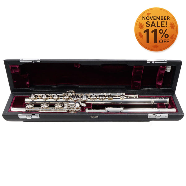 Yamaha Model YFL-777HCT Artist Solid Silver Professional Flute SN 079834 SUPERB