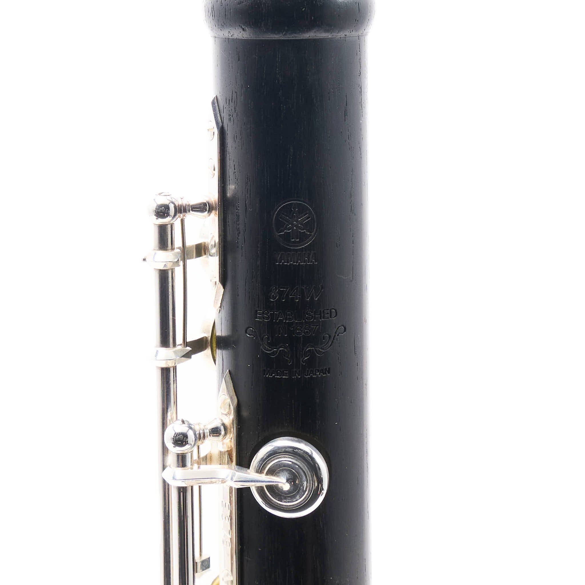 Yamaha Model YFL-874HW Handmade Wood Flute with Silver Mechanism