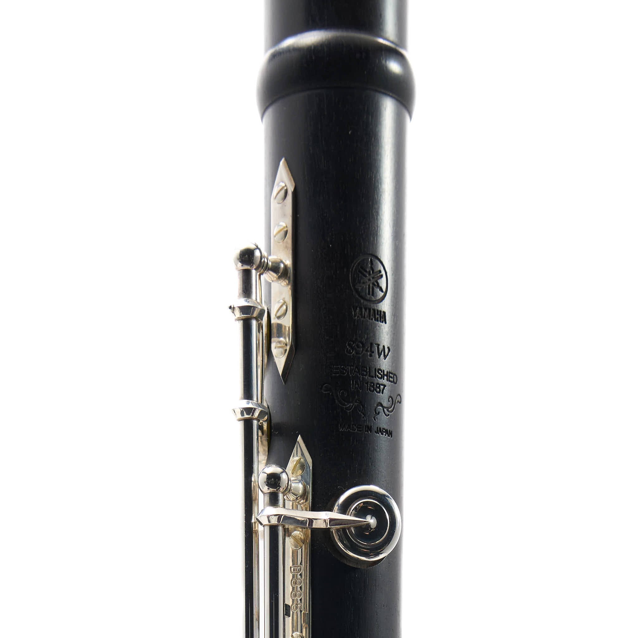 Yamaha Model YFL-894HW Handmade Wood Flute with Silver Mechanism