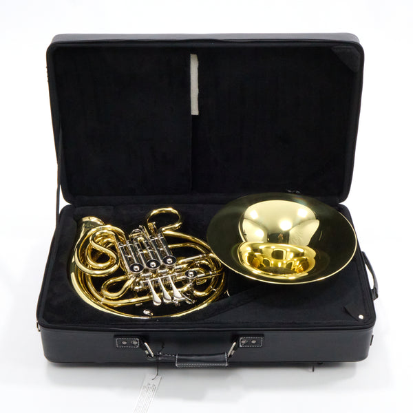 Yamaha Model YHR-672D Professional Double French Horn with Screw Bell MINT CONDITION- for sale at BrassAndWinds.com