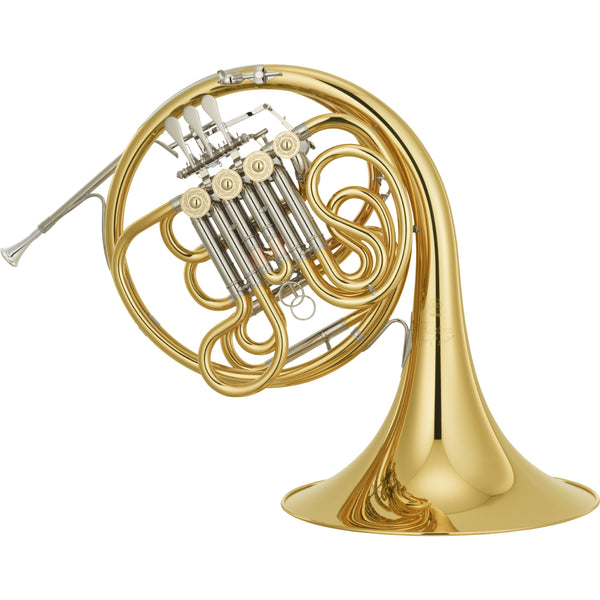Yamaha Model YHR-871 Custom Geyer Wrap Double French Horn BRAND NEW- for sale at BrassAndWinds.com