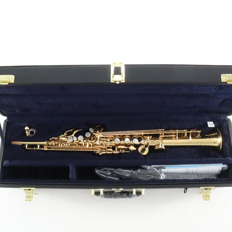 Yamaha Model YSS-82Z 'Custom Z' Professional Soprano Saxophone MINT CONDITION- for sale at BrassAndWinds.com