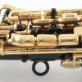 Yamaha Model YSS-82ZB Custom Soprano Saxophone SN 005029 BLACK LACQUER- for sale at BrassAndWinds.com