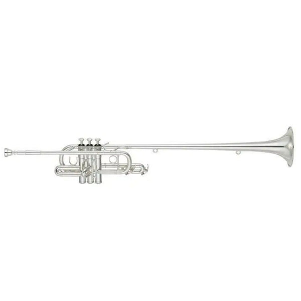 Yamaha Model YTR-6335FS Professional Herald Trumpet in Silver Plate BRAND NEW- for sale at BrassAndWinds.com