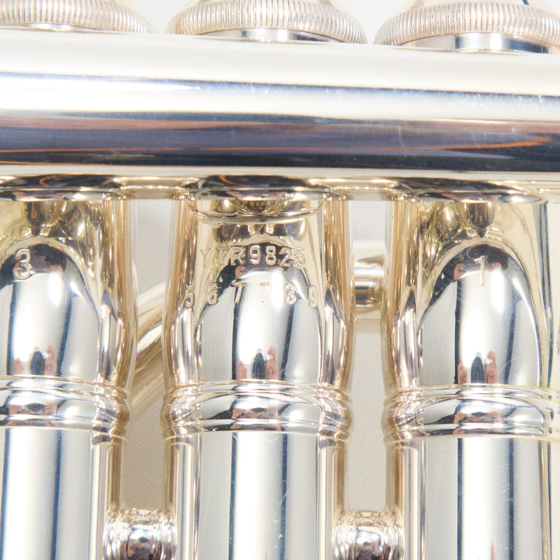 Yamaha Model YTR-9825 Custom Series Bb/A Piccolo Trumpet SN 567739 DEMO MODEL- for sale at BrassAndWinds.com