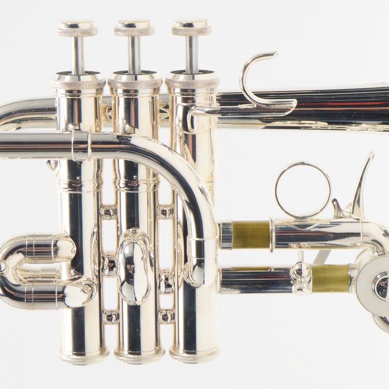 Yamaha Model YTR-9825 Custom Series Bb/A Piccolo Trumpet SN 567739 DEMO MODEL- for sale at BrassAndWinds.com
