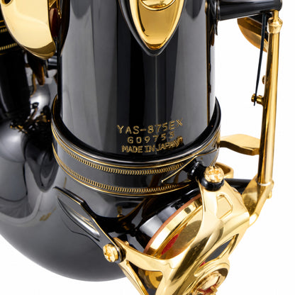 Yamaha YAS-875EXIIB 'Custom EX' Professional Alto Saxophone in Black Lacquer