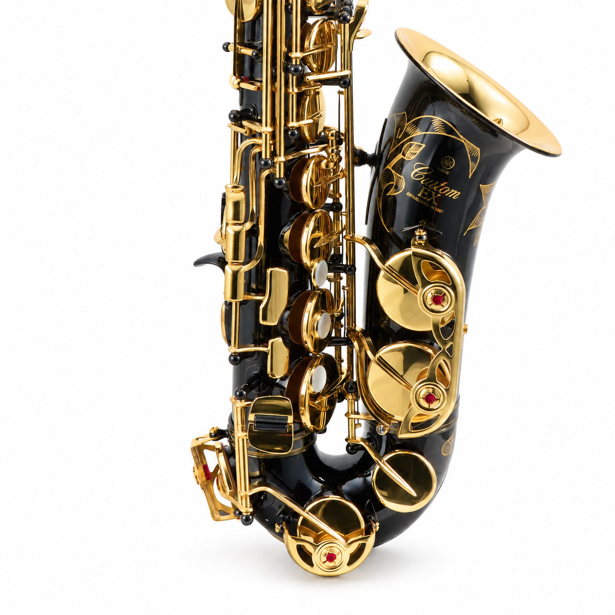 Yamaha YAS-875EXIIB 'Custom EX' Professional Alto Saxophone in Black Lacquer