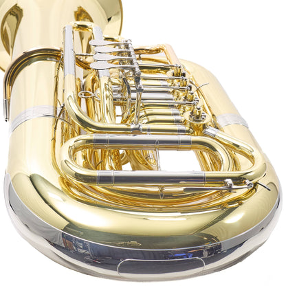 Yamaha YBB-641 Professional 4/4 Size BBb Tuba in Lacquer