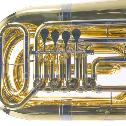 Yamaha YBB-641 Professional 4/4 Size BBb Tuba in Lacquer