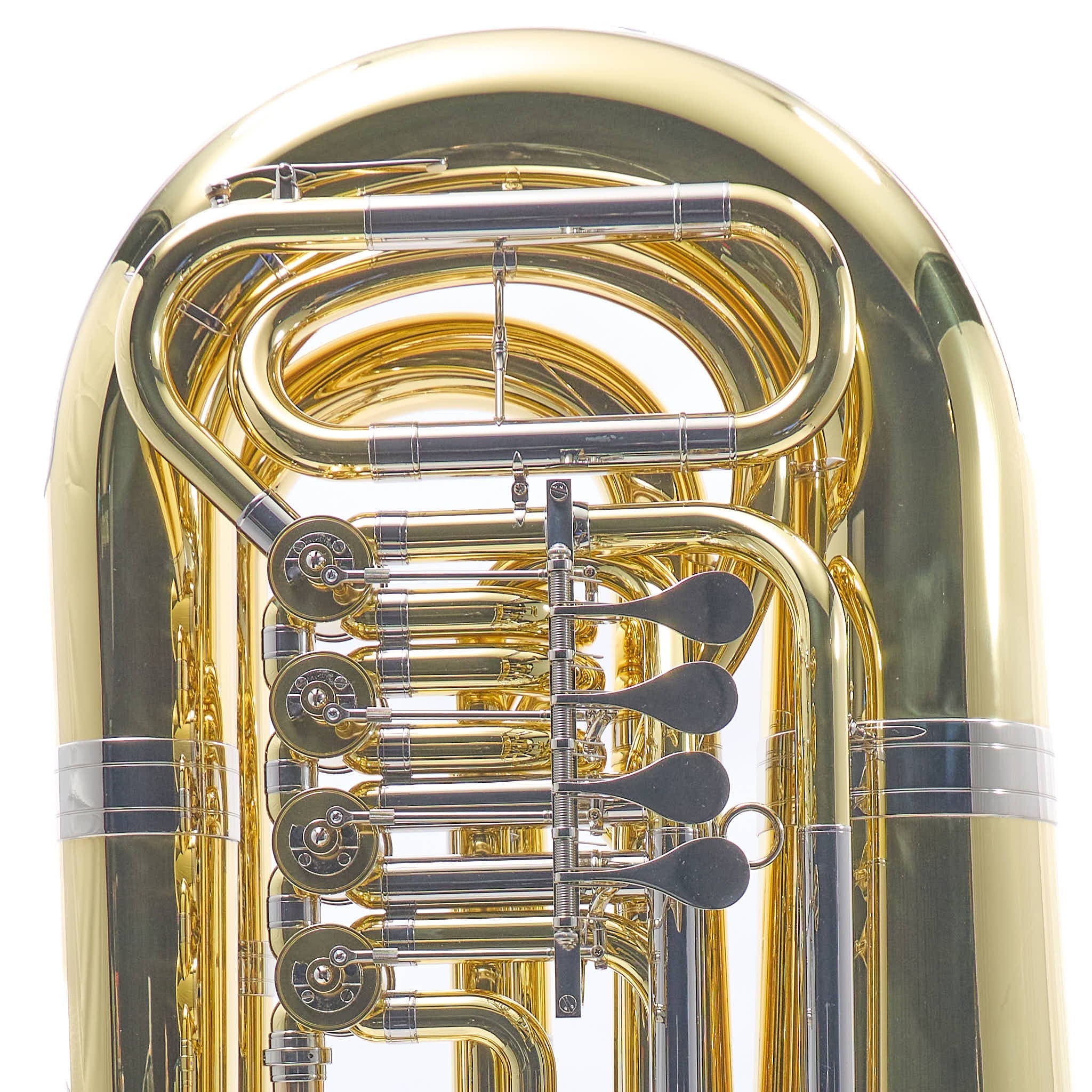 Yamaha YBB-641 Professional 4/4 Size BBb Tuba in Lacquer