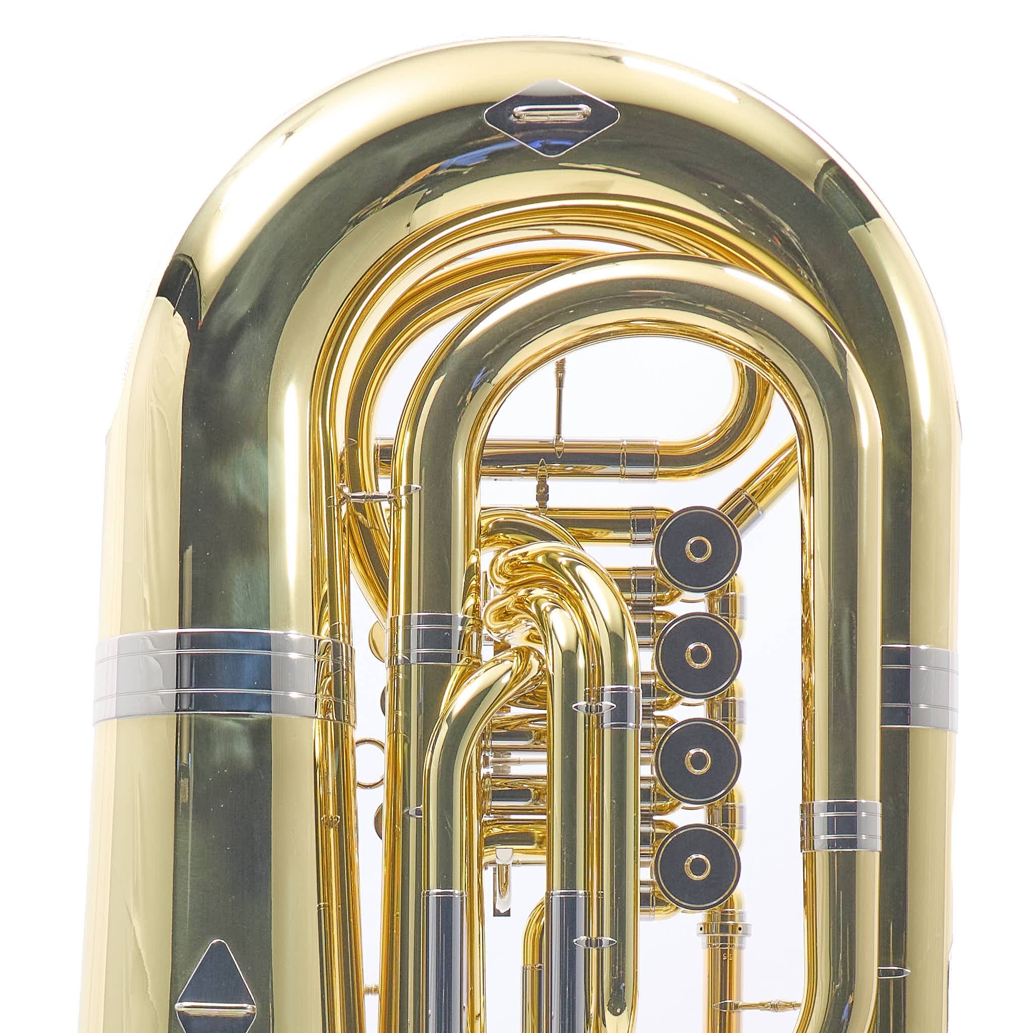 Yamaha YBB-641 Professional 4/4 Size BBb Tuba in Lacquer