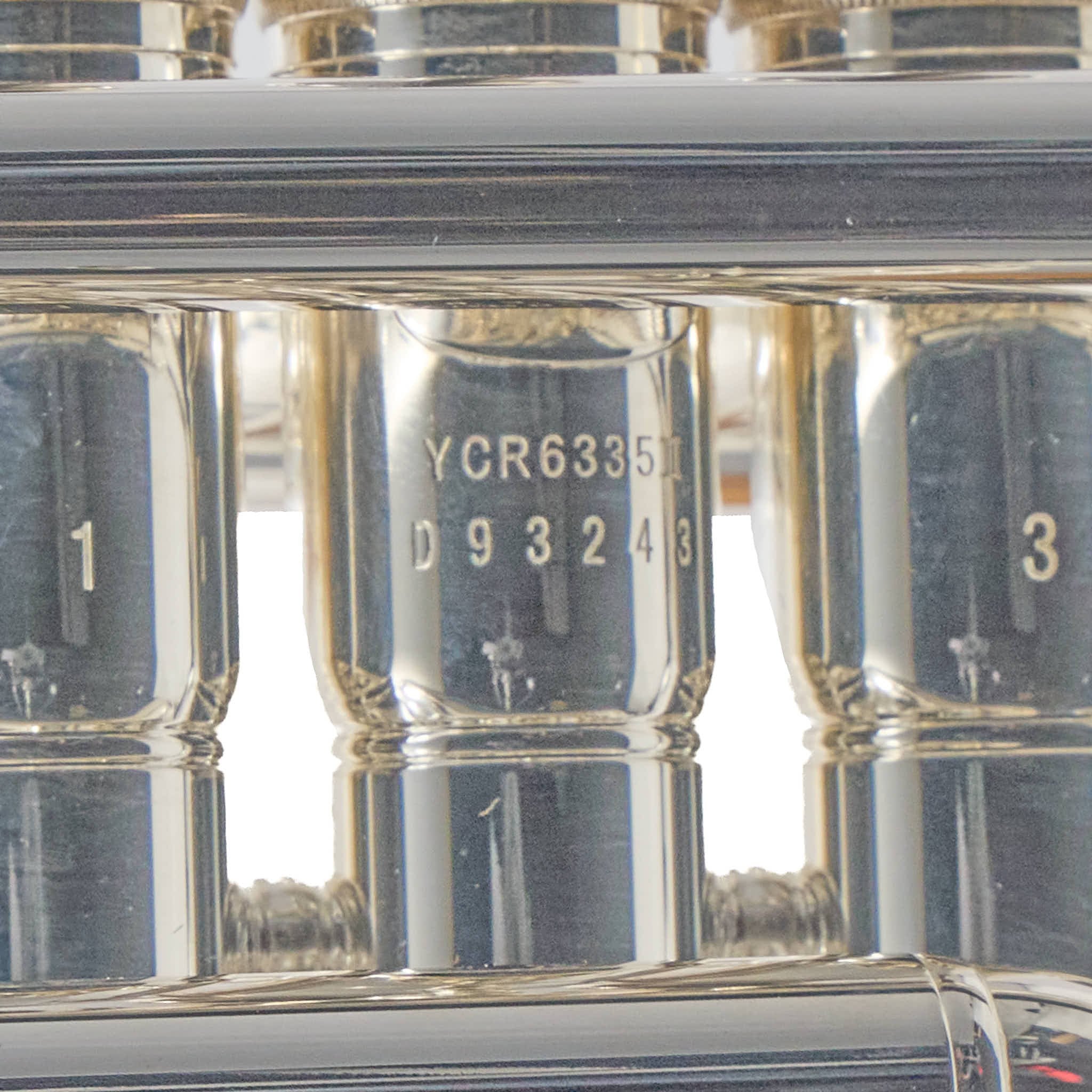 Yamaha YCR-6335IIS Professional Shepard's Crook Cornet in Silver Plate